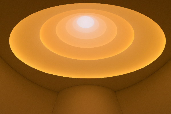 James Turrell Aten Reign, 2013 Daylight and LED light, dimensions variable © James Turrell Installation view: James Turrell, Solomon R. Guggenheim Museum, New York, June 21–September 25, 2013 Photo: David Heald © Solomon R. Guggenheim Foundation, New York 