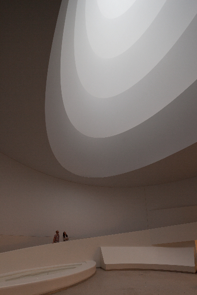 James Turrell Aten Reign, 2013 Daylight and LED light, dimensions variable © James Turrell Installation view: James Turrell, Solomon R. Guggenheim Museum, New York, June 21–September 25, 2013 Photo: David Heald © Solomon R. Guggenheim Foundation, New York 