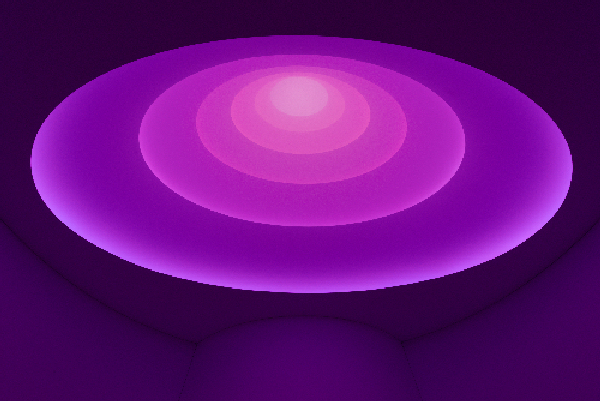 James Turrell Aten Reign, 2013 Daylight and LED light, dimensions variable © James Turrell Installation view: James Turrell, Solomon R. Guggenheim Museum, New York, June 21–September 25, 2013 Photo: David Heald © Solomon R. Guggenheim Foundation, New York