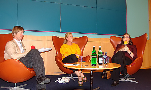 Robert Fleck, Rita McBride und Katharina Fritsch (v. l. n. r.) Foto © Sven Blatt 