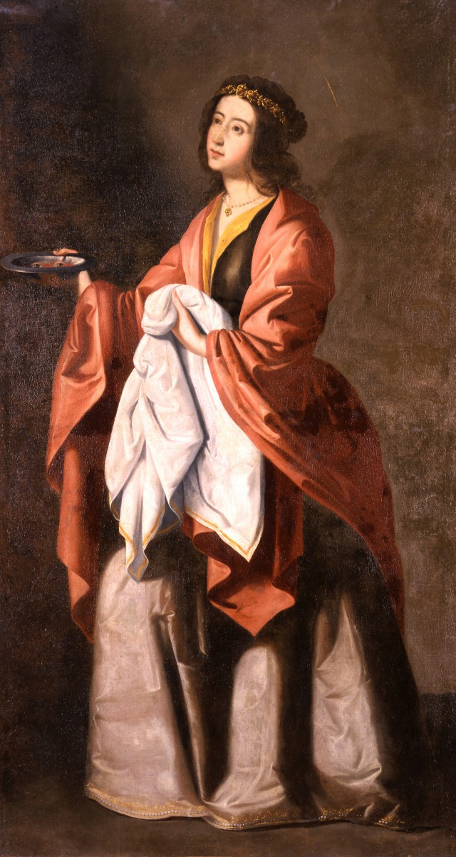 Francisco de Zurbarán Santa Lucía, um 1645-1650 Öl auf Leinwand, 183 × 111,5 cm