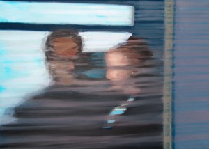 Künstler: Sven Blatt - "Moments (passing by)" | 80 x 110 | 2007 | Öl auf Leinwand