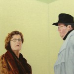 Sven Blatt - "Besucher einer Ausstellung" | 120 x 80 | 2005 | Öl auf Leinwand