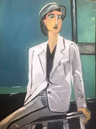 Künstlerin: Sabine Schäfer | Acryl a. LW 100 x 70 cm | 2018 | auf Keilrahmen gespannt (ohne Zierrahmen)