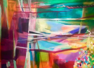 Künstlerin: Anne Samson 2019 | 80 x 60 cm | Acryl a. LW | auf Keilrahmen gespannt (ohne Zierrahmen)
