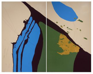 Künstlerin: Sandra Keutgens | 2018 | 200 x 280 x 2 cm | Öl a. LW | auf Keilrahmen gespannt (ohne Zierrahmen)
