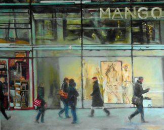 Regina Berge: "Mango" | 2014 | 80 x 100 cm | Acryl auf Leinwand