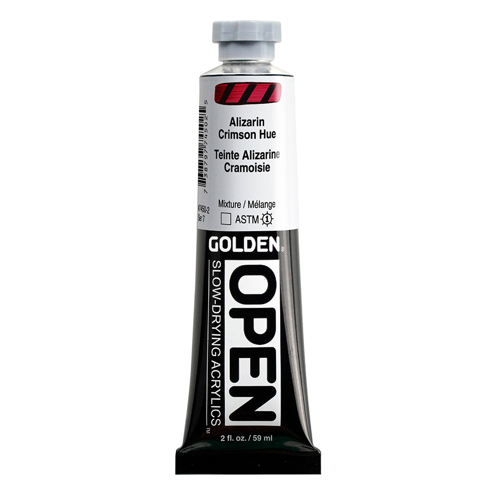 Featured image for 'GOLDEN Open Acryl - Alizarin-Karmesin Farbton 7450 (59ml)'