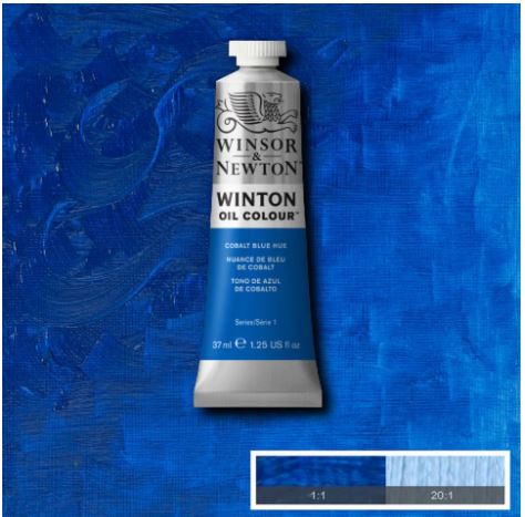 Featured image for 'WINSOR&NEWTON Winton Feine Ölfarbe - KOBALT BLAU FARBTON 179 (37ml)'