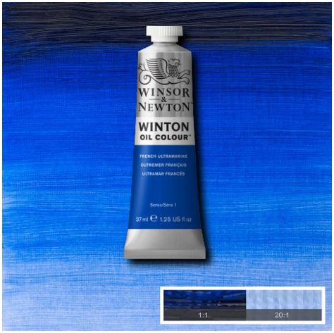 Featured image for 'WINSOR&NEWTON Winton Feine Ölfarbe - FRANZ. ULTRAMARIN 263 (37ml)'