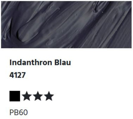 Featured image for 'LUKAS Cryl PASTOS (HEAVY BODY) - Indanthron Blau 4127 (37ml)'