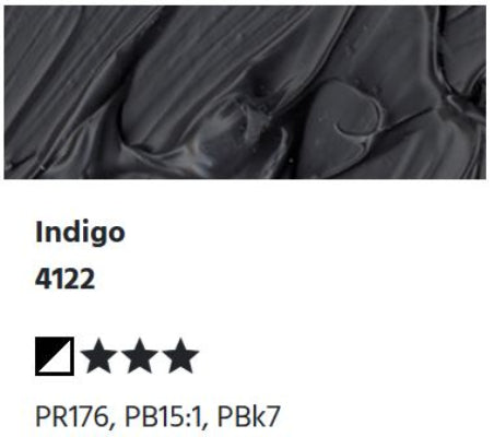 Featured image for 'LUKAS Cryl PASTOS (HEAVY BODY) - Indigo 4122 (37ml)'