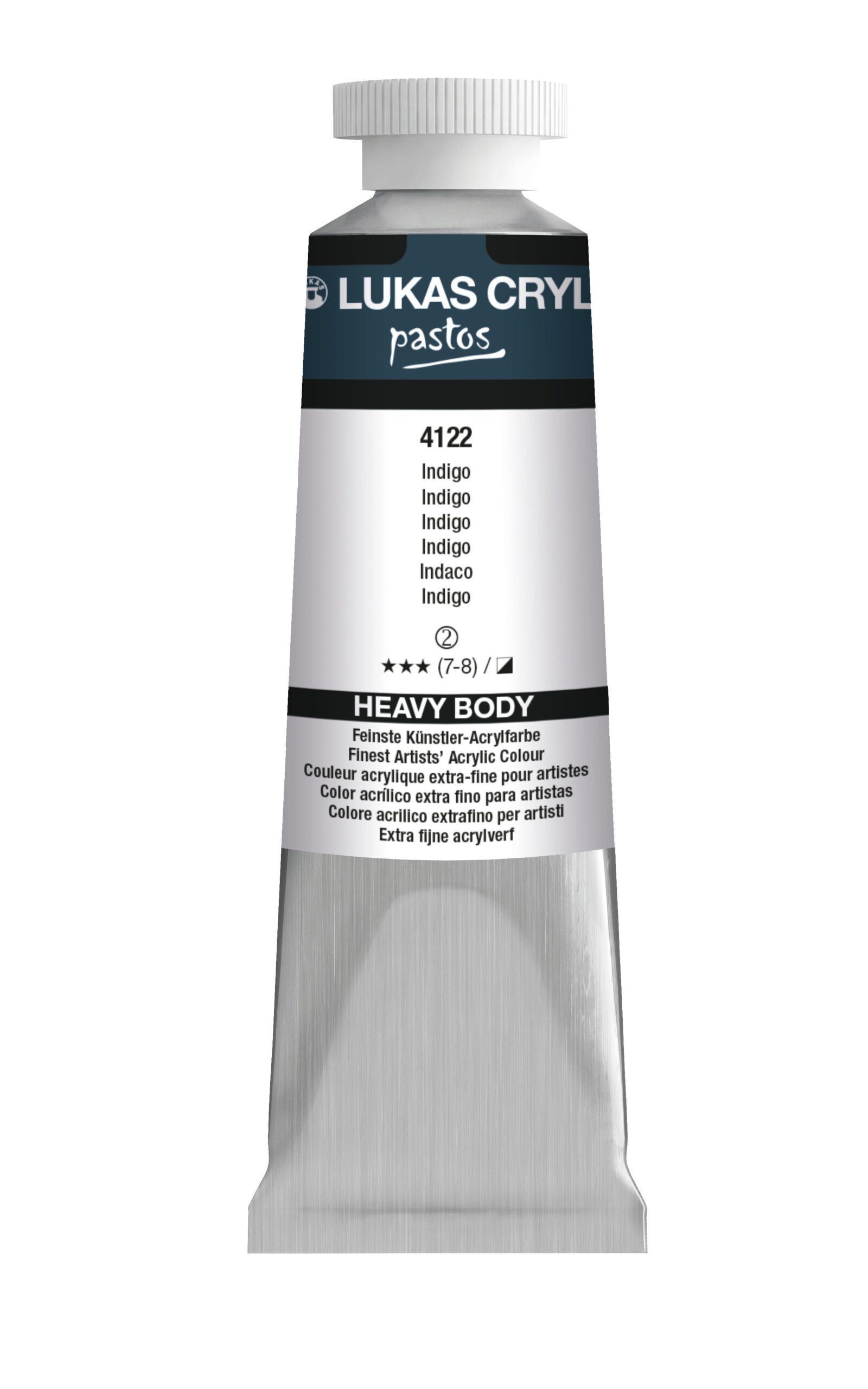 Featured image for 'LUKAS Cryl PASTOS (HEAVY BODY) - Indigo 4122 (37ml)'