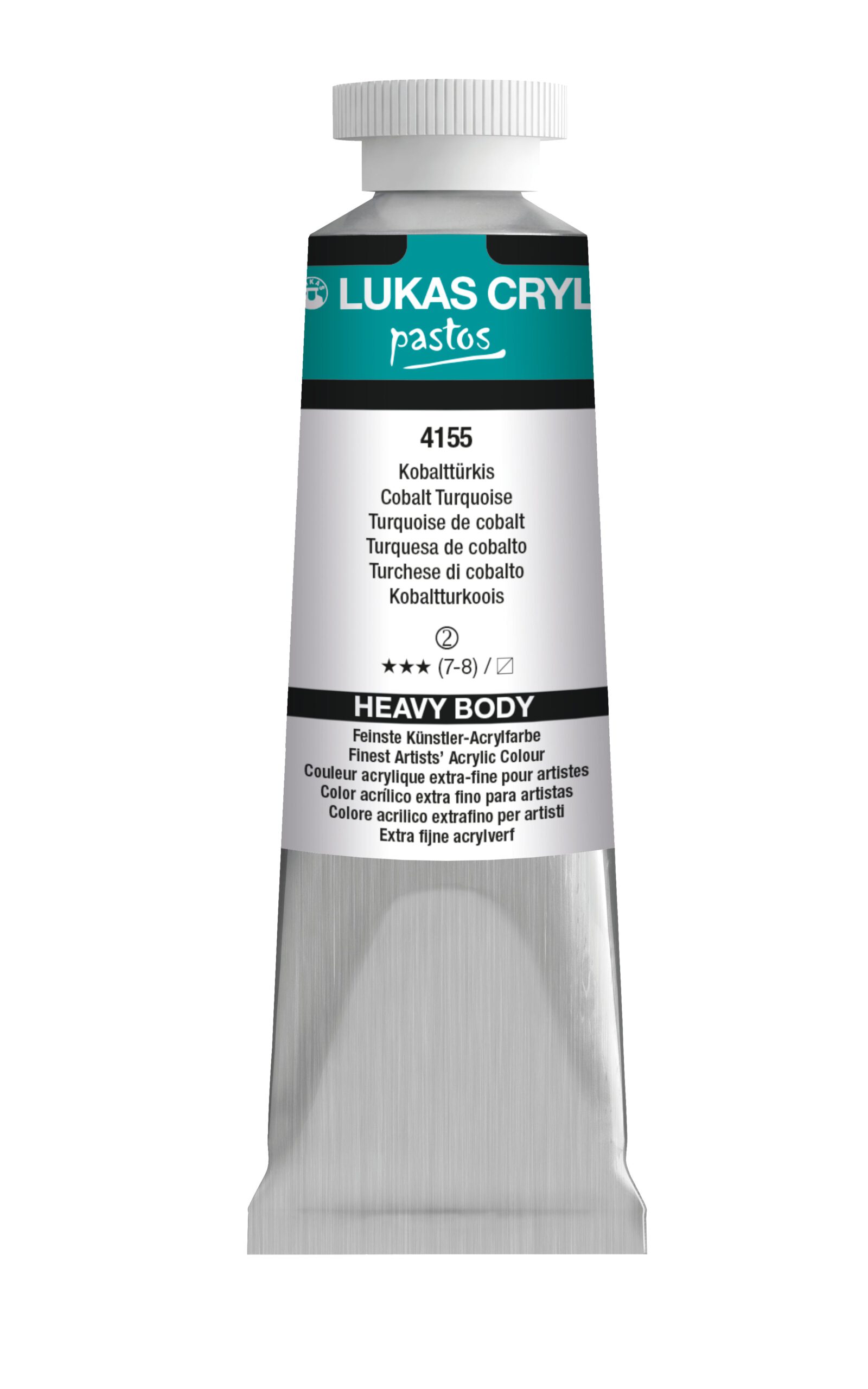 Featured image for 'LUKAS Cryl PASTOS (HEAVY BODY) - Kobalttürkis 4155 (37ml)'