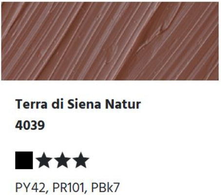 Featured image for 'LUKAS Cryl PASTOS (HEAVY BODY) - Terra di Siena Natur 4039 (37ml)'