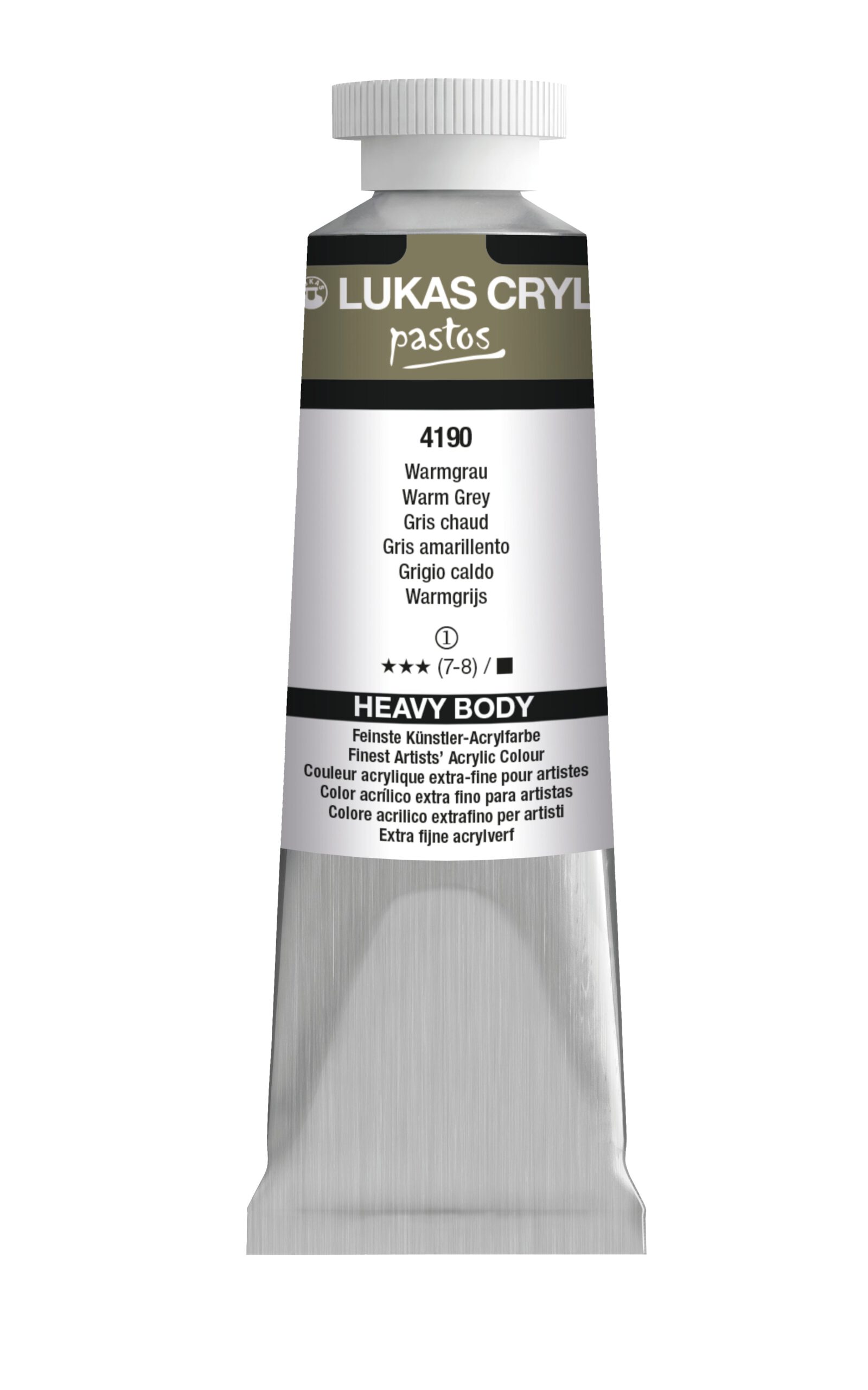 Featured image for 'LUKAS Cryl PASTOS (HEAVY BODY) - Warmgrau 4190 (37ml)'